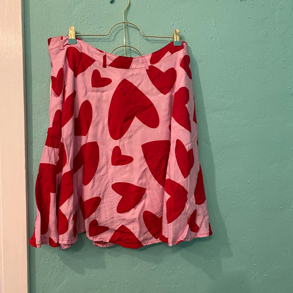 Heart Patterned Julyliebe Skirt XL
